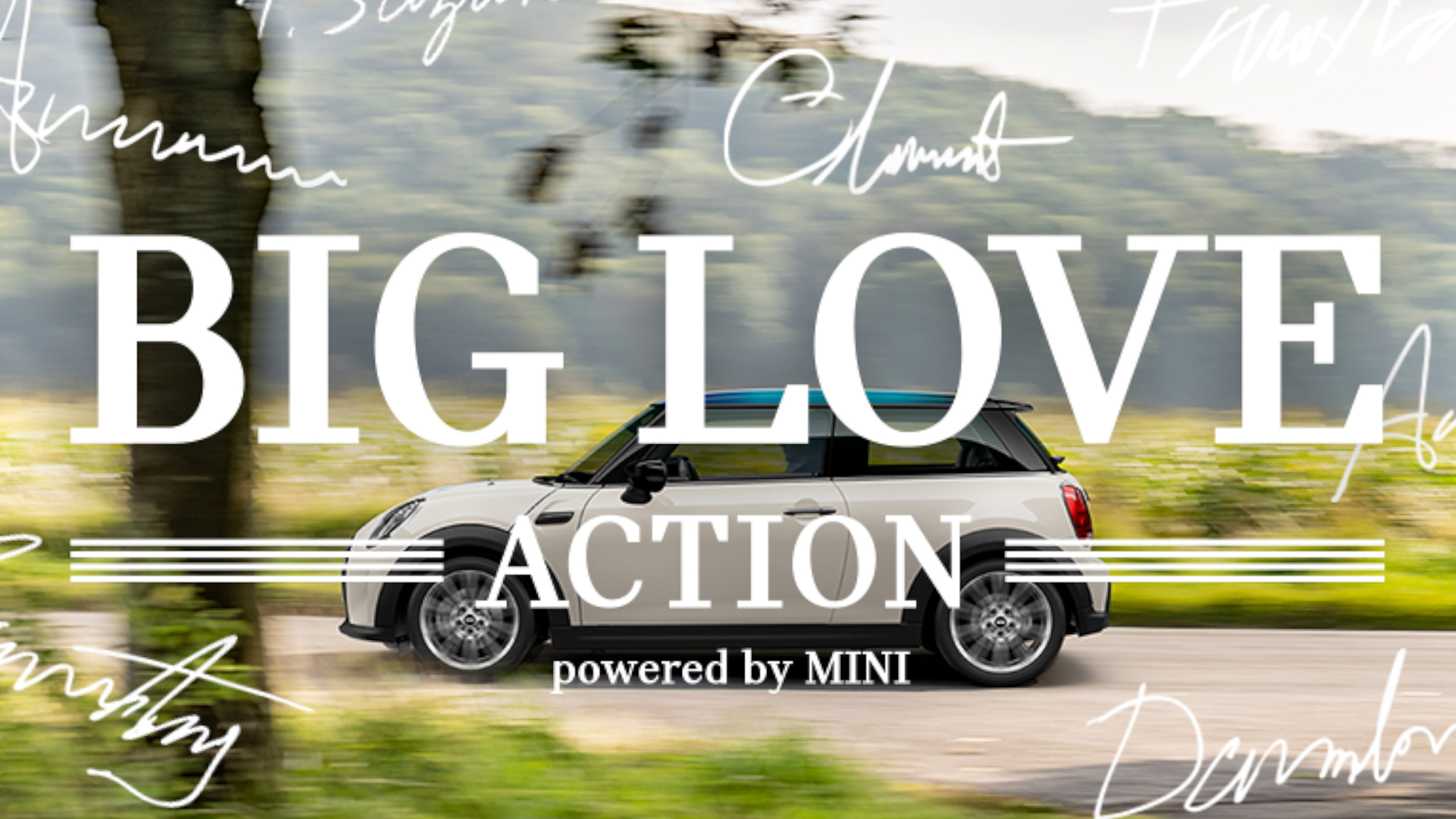 BIGな目標も、MINIな一歩から。〈MINI〉のキャンペーン「BIG