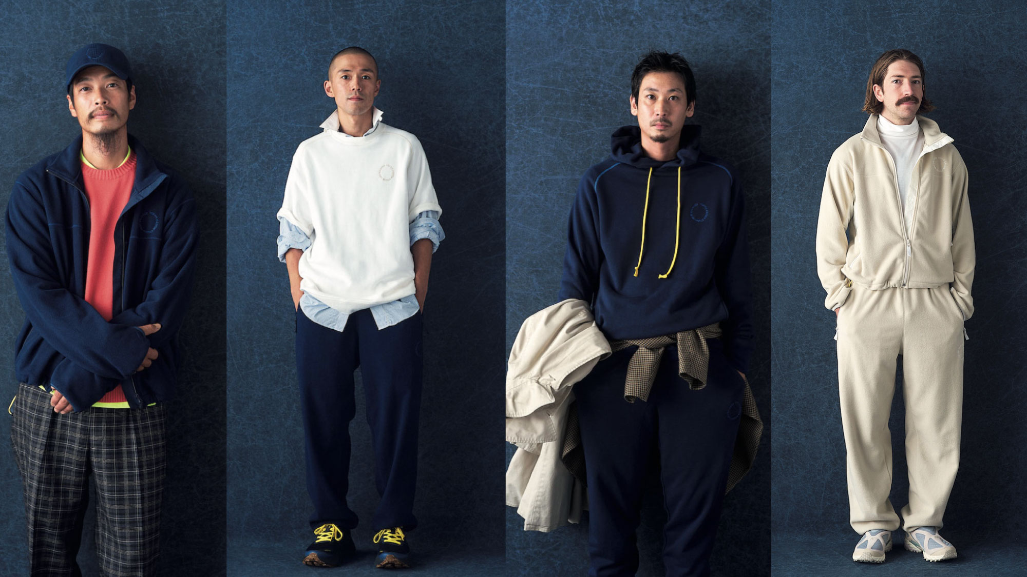 TOKYO DESIGN STUDIO New Balance〉を着る、4人の魅力的な大人たち 