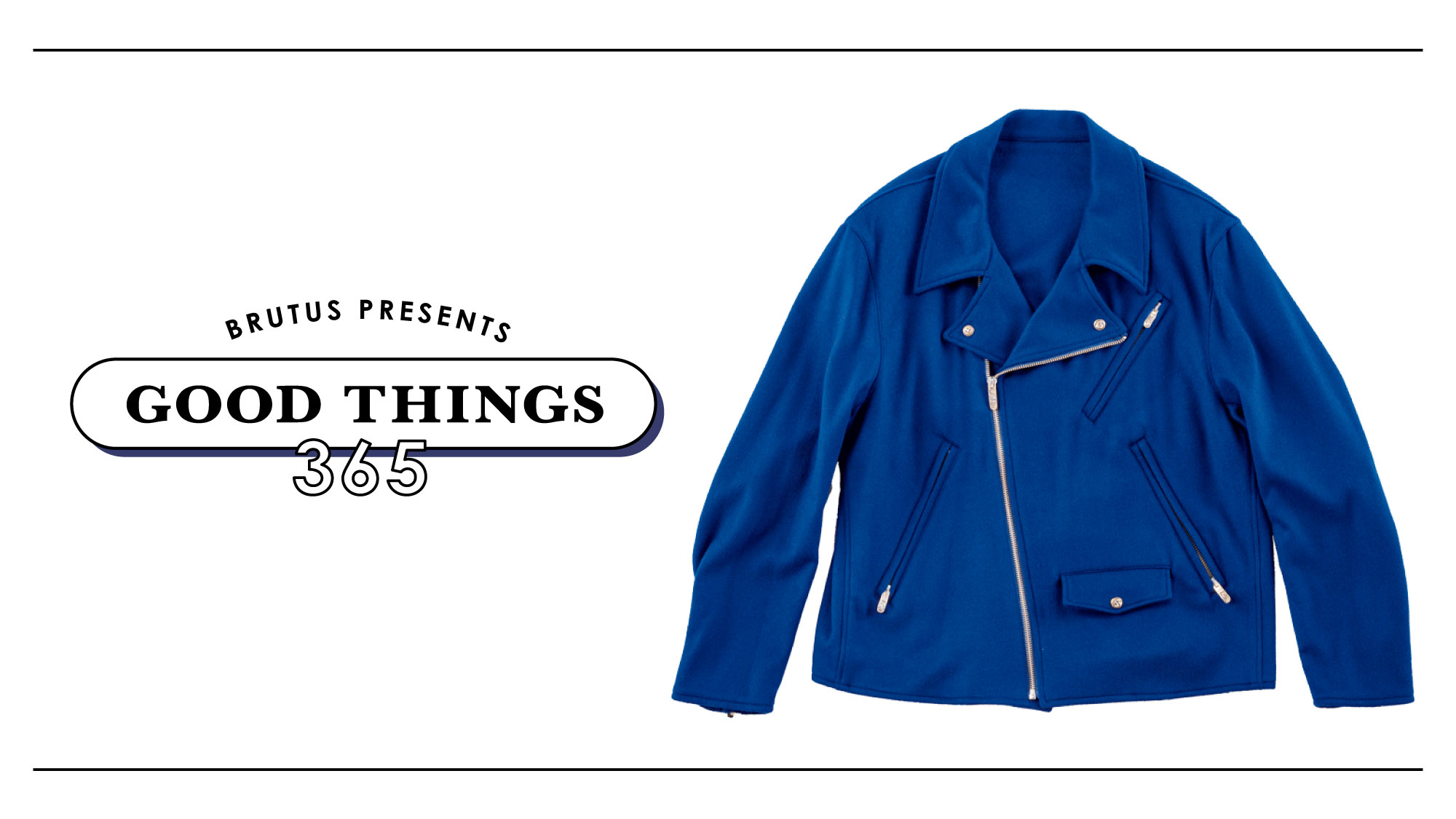 ポーター クラシック〉のライダースジャケット：GOOD THINGS 365