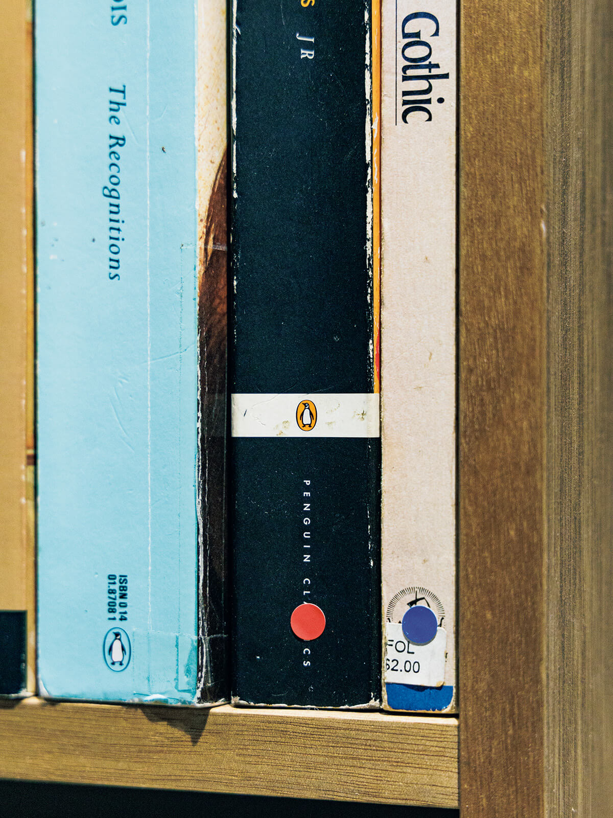 文筆家のデーヴィッド・マークスの自宅本棚