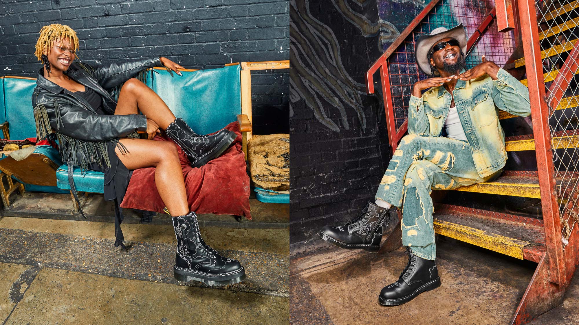 ドクターマーチン〉から、ウエスタンモチーフのコレクションが発売