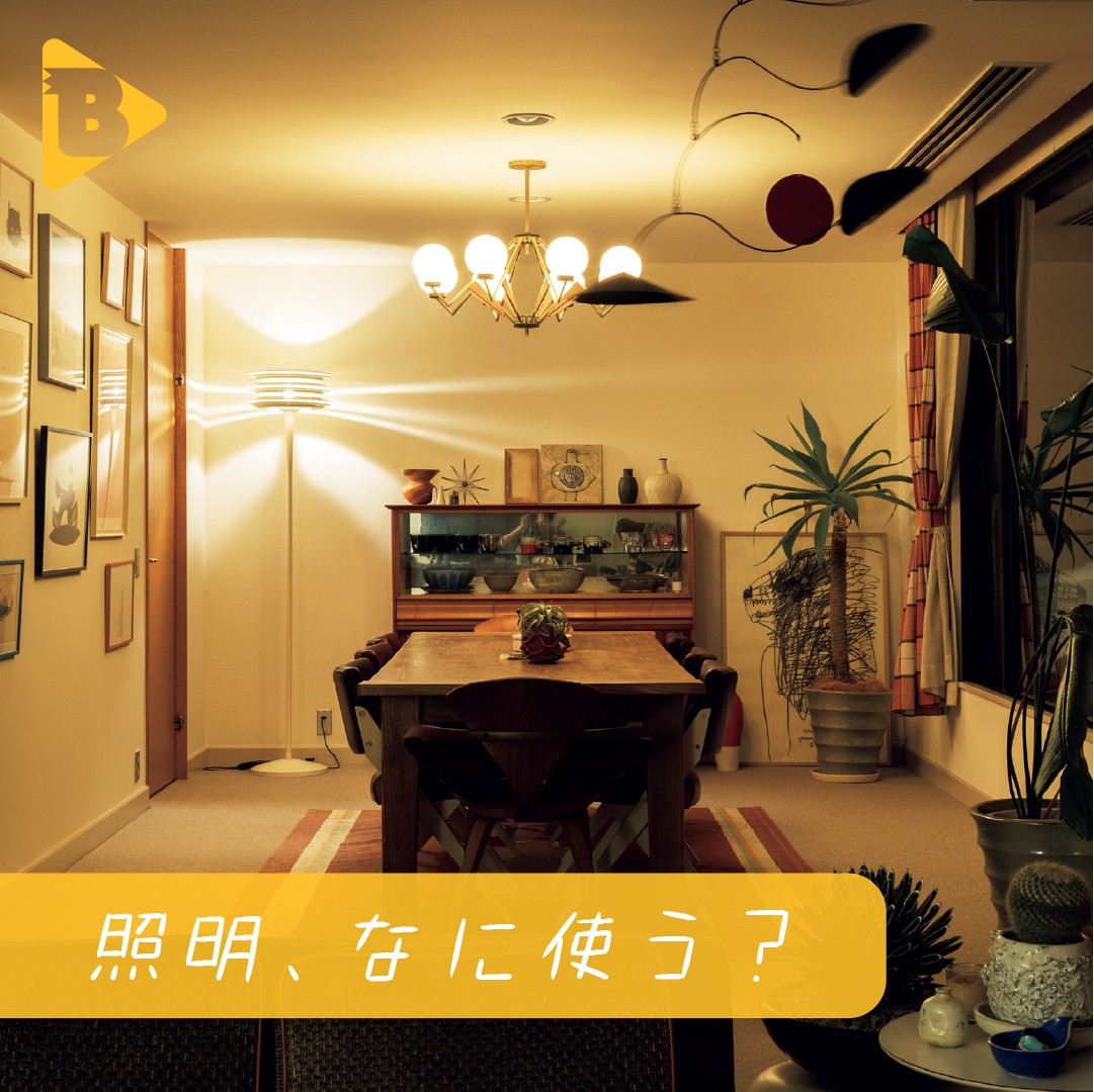 デイリーブルータス_照明、なに使う？