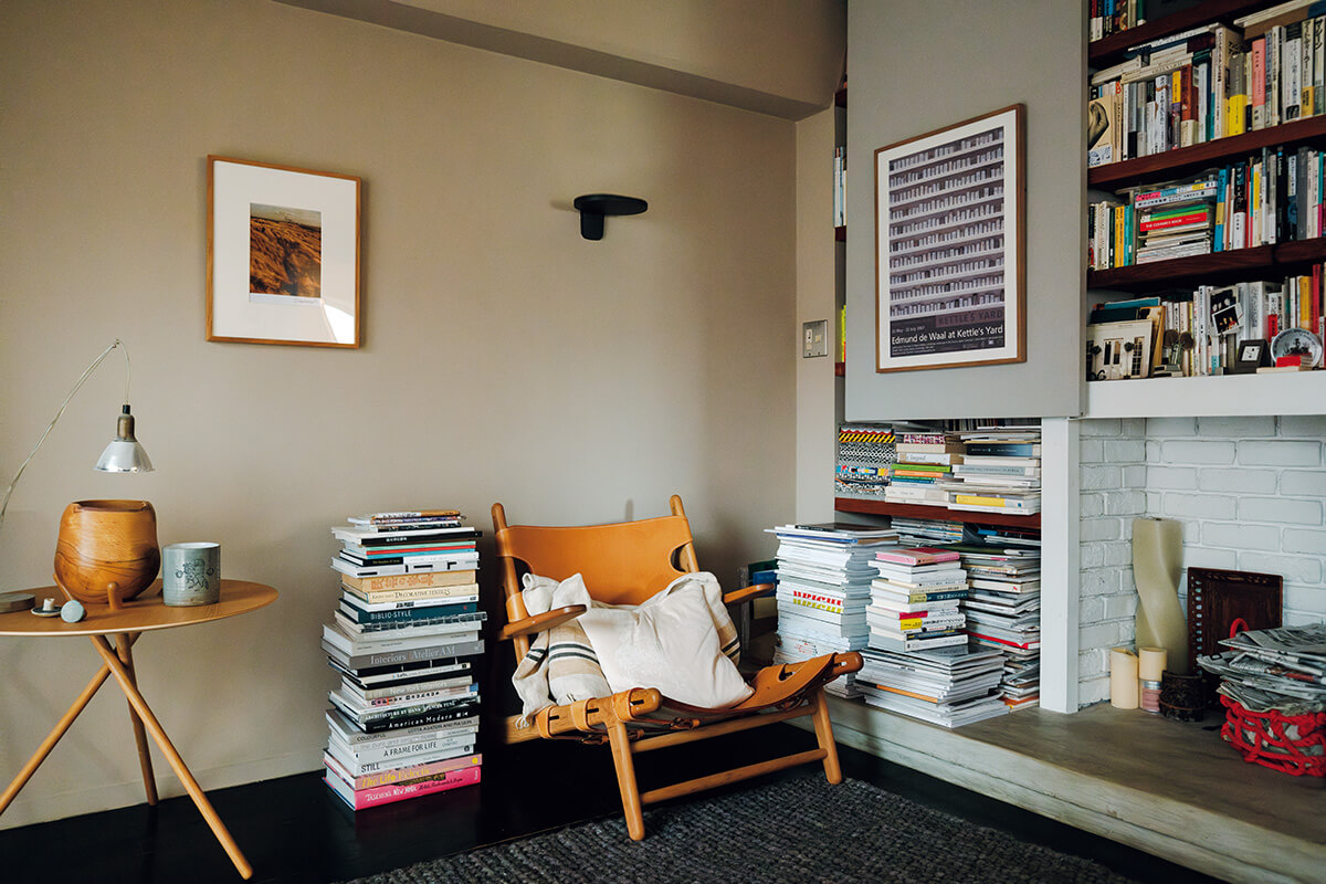 〈ACTUS〉勤務・泉哲雄、〈PATINA〉オーナー・泉美貴子 自宅 リビング