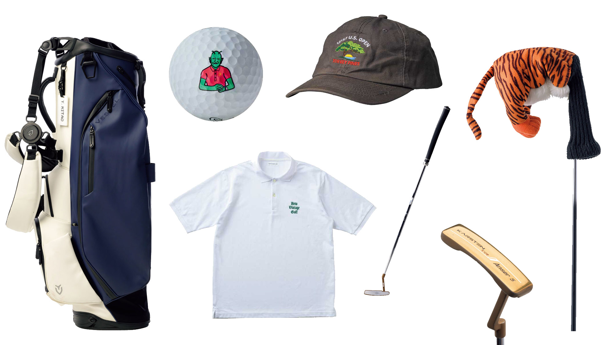 ゴルフィッカーズ NEW VINTAGE GOLFポロシャツ ホワイト ゴルフィッカーズ NEW VINTAGE GOLFポロシャツ ホワイト（喜多尾
