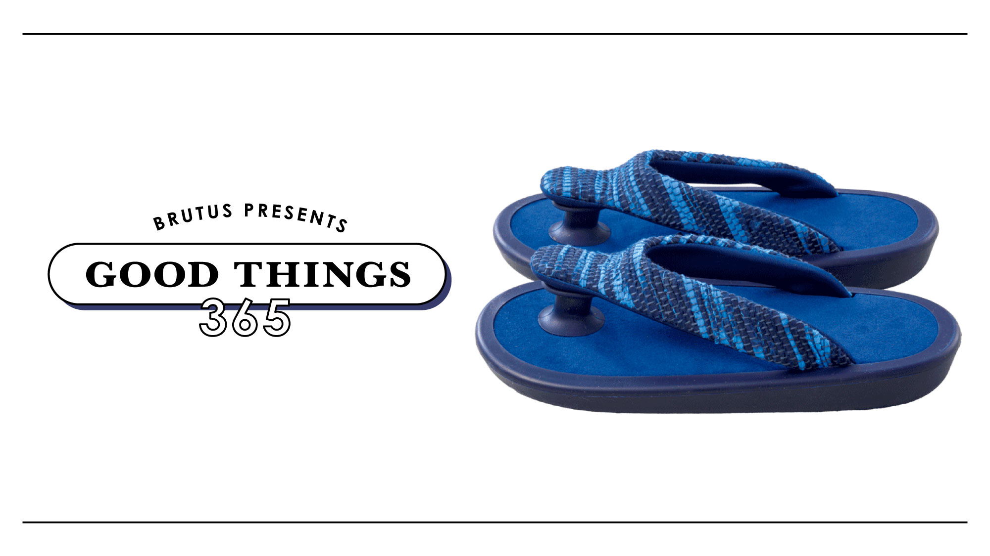 ジョジョ〉 × 〈ブルーブルージャパン〉のサンダル：GOOD THINGS 365