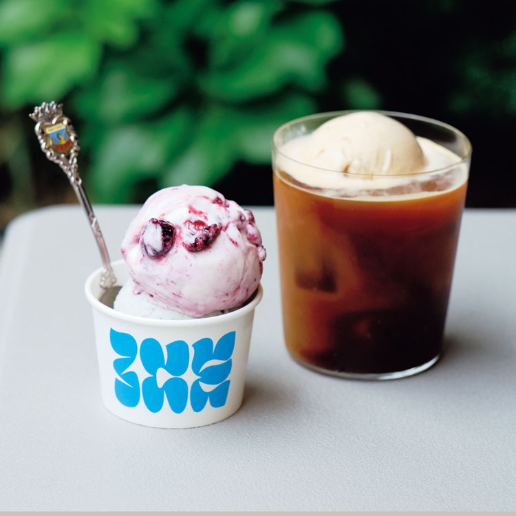 ロースターの夢を形にしたアイスクリームスタンド。神保町〈SR coffee & ice cream Jimbocho〉