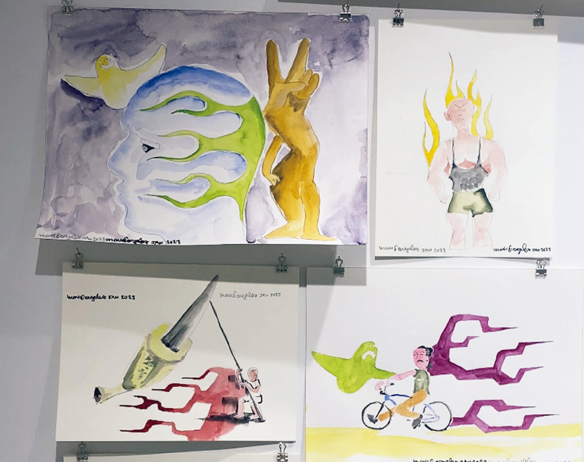 マーク・ゴンザレス イラスト