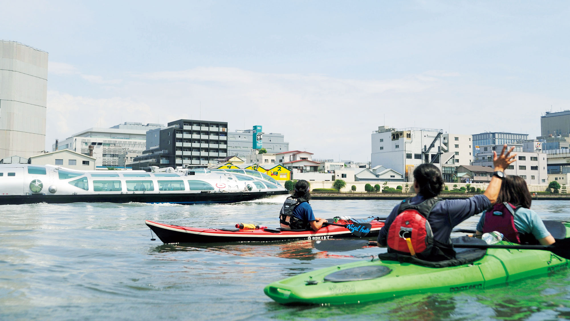 水の都を再発見。カヤックで東京水上散歩 | ブルータス| BRUTUS.jp