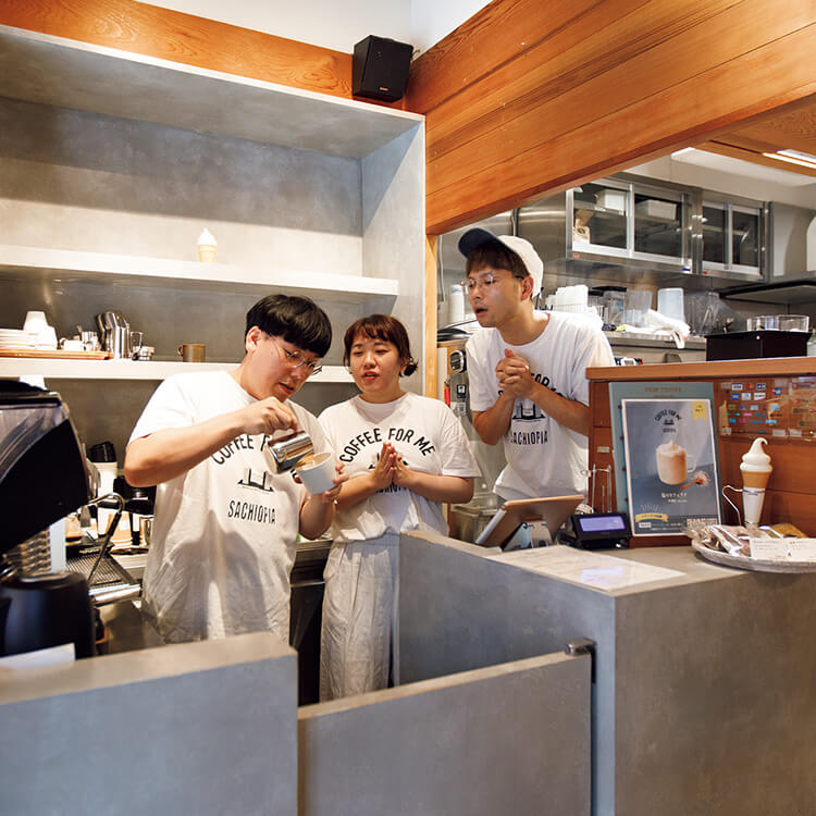 東京〈サチオピア コーヒー〉店内