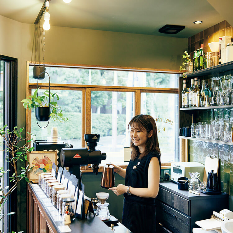東京〈スピールコーヒー〉店内