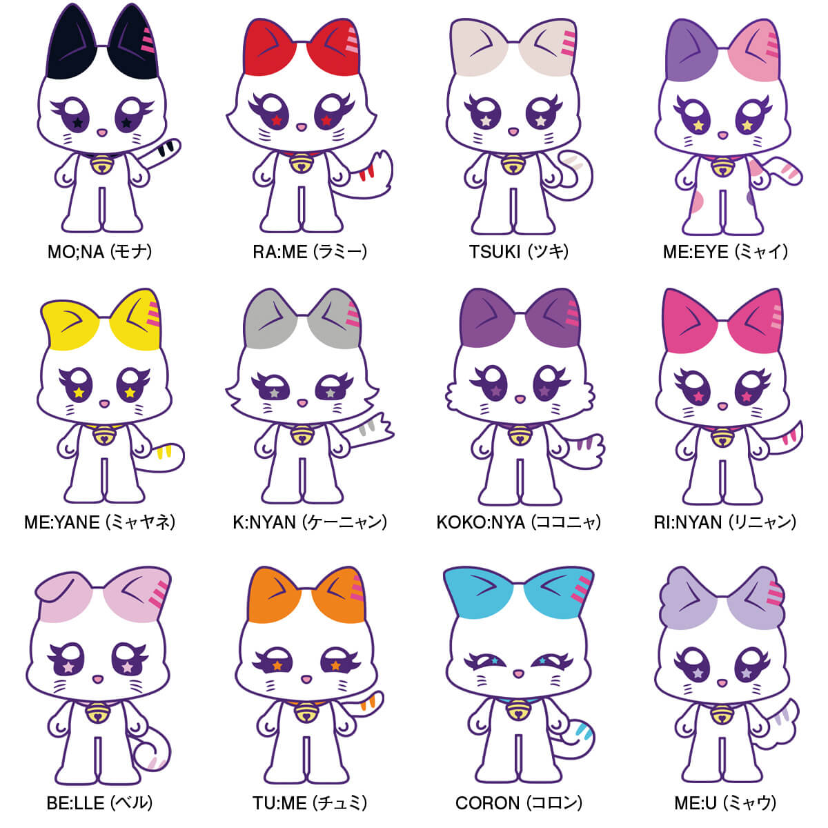 三角耳＆もふもふボディの個性豊かな仲間たち！今を時めく猫キャラズ