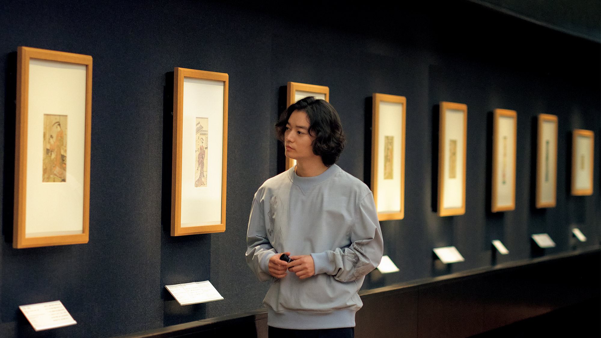 染谷将太と行く〈東京国立博物館〉。歌麿に写楽、蔦屋重三郎……江戸の