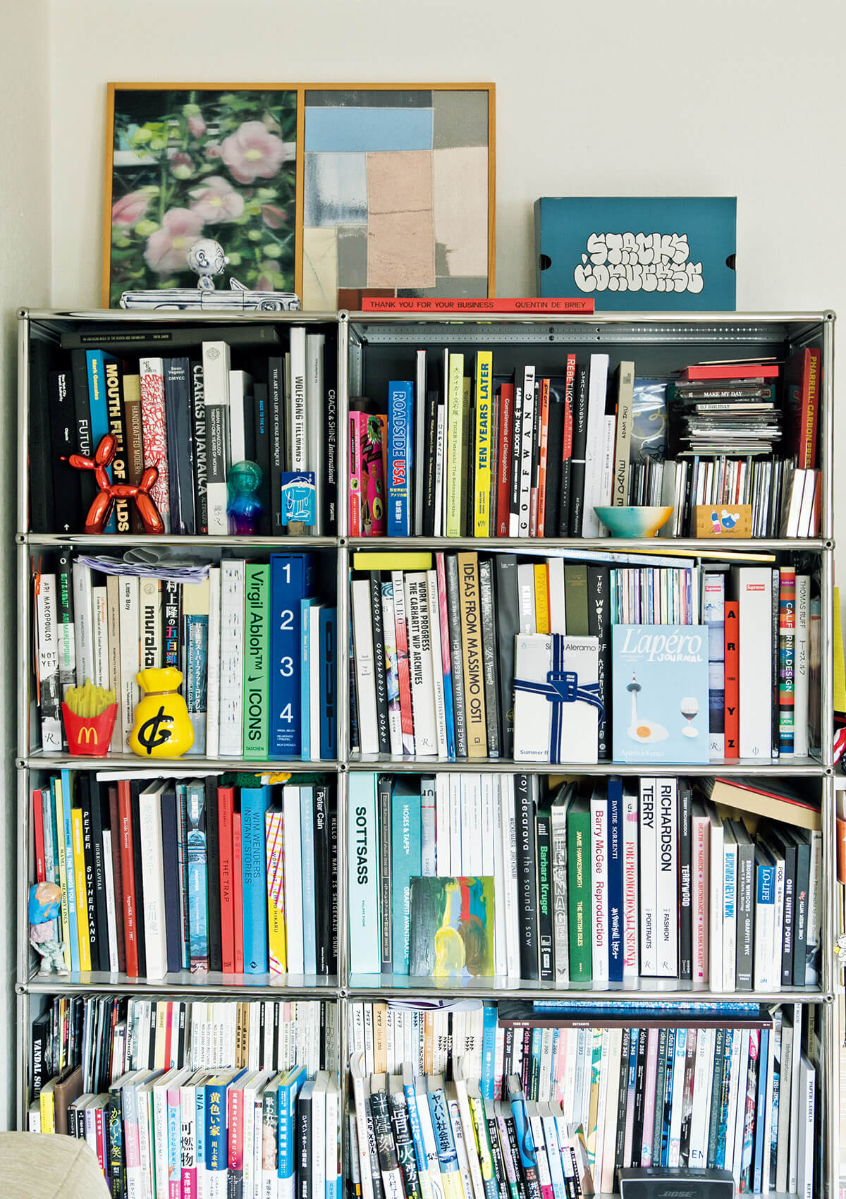 〈stacks bookstore〉店主・山下丸郎 自宅 本棚