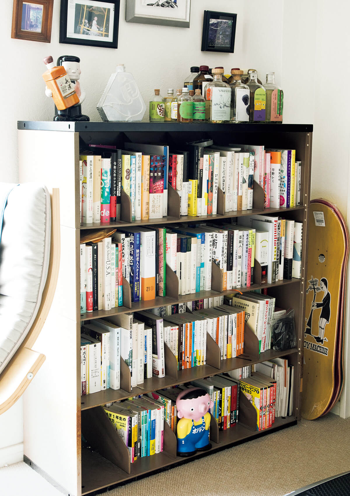 〈stacks bookstore〉店主・山下丸郎 自宅 本棚