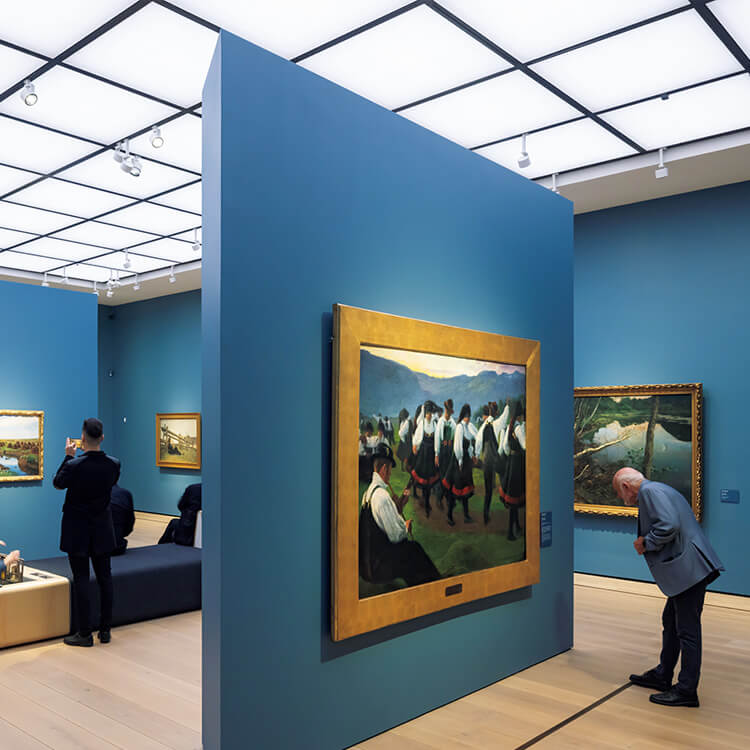 ノルウェー〈オスロ国立美術館〉内観