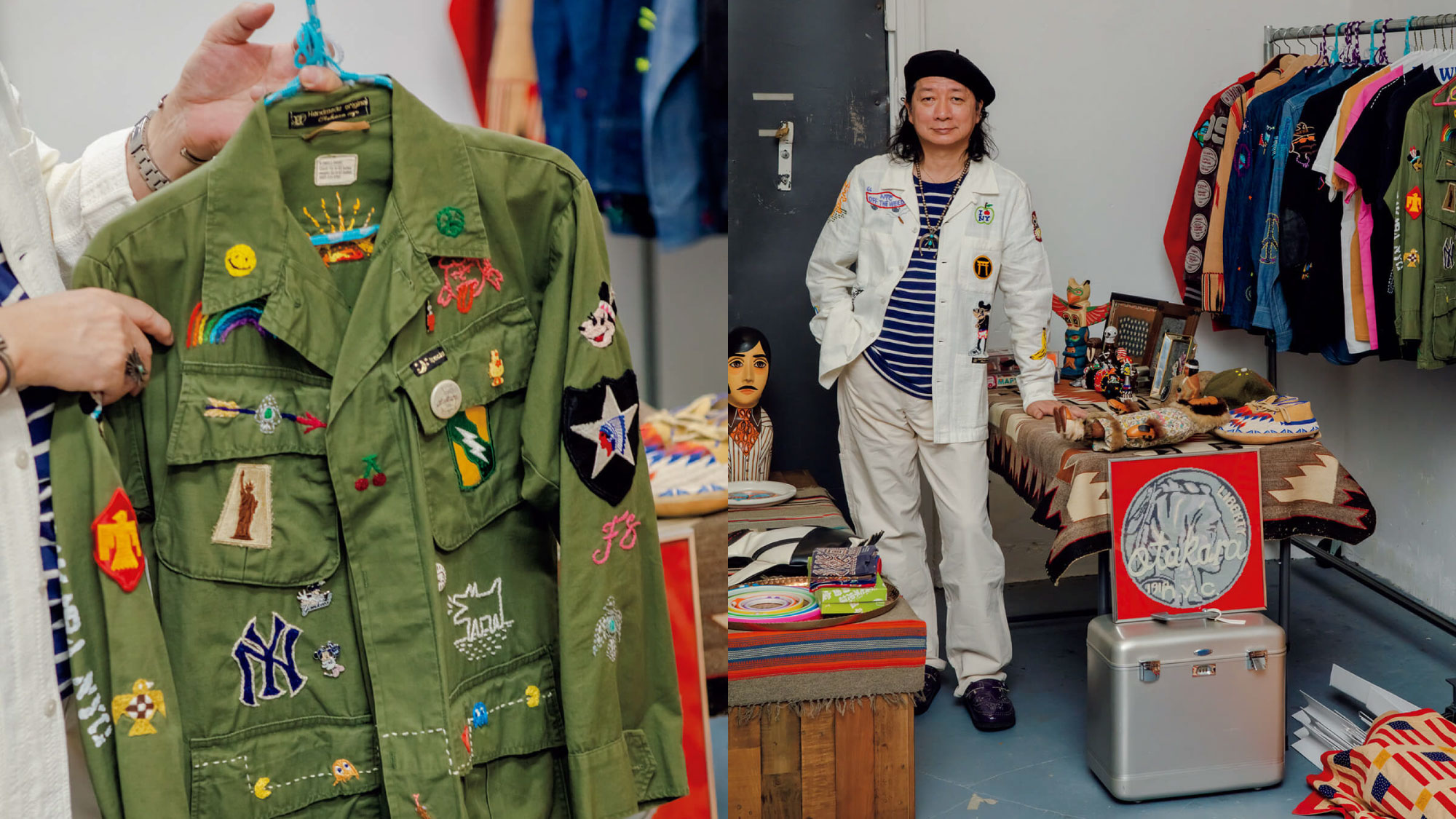 好きが高じた、愛着湧く“ヘタウマ”な刺繍。ニューヨーク〈オタカラ