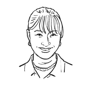 竹田嘉文 村上佳菜子のイラスト