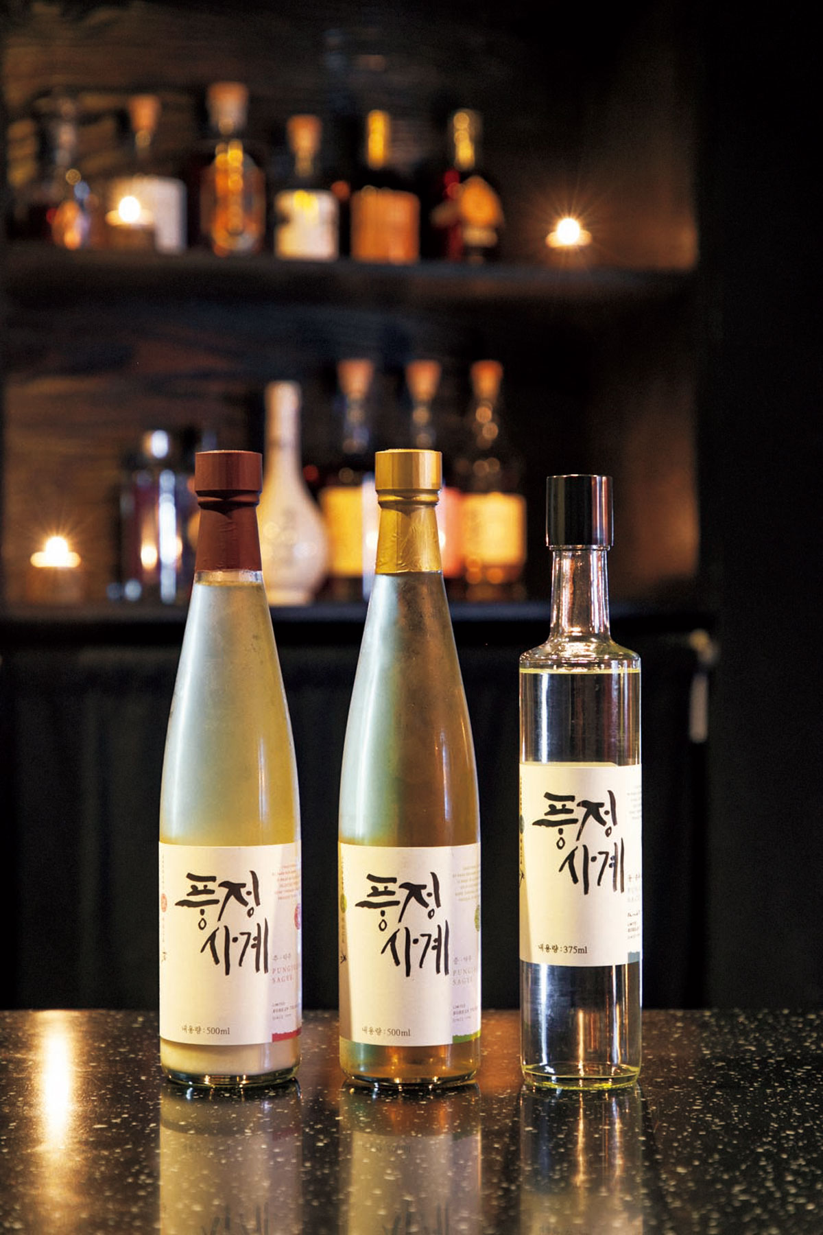 清酒を蒸留したソジュ