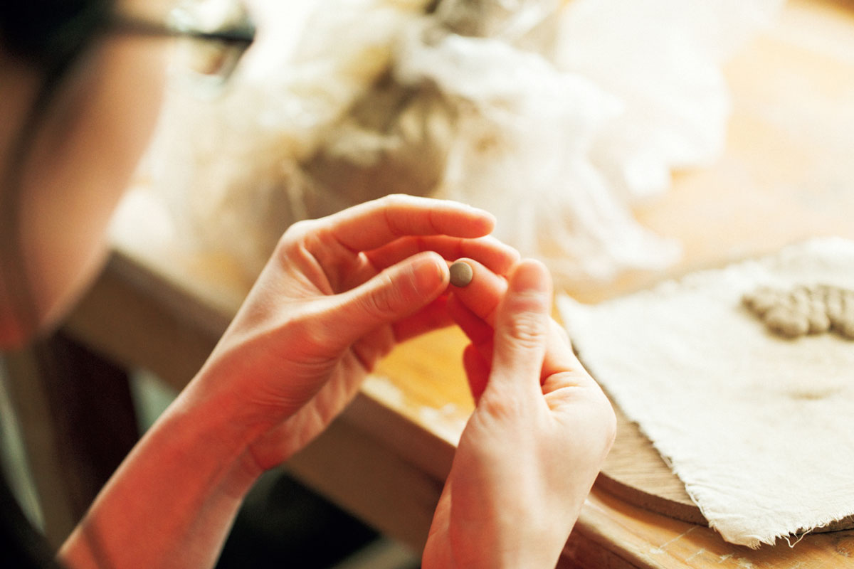 チョ・ヒジンの制作風景