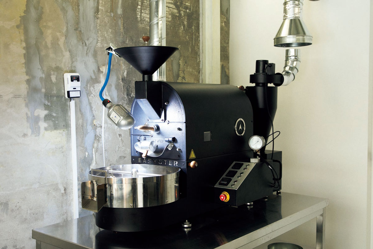 韓国〈EASYSTER〉の焙煎機