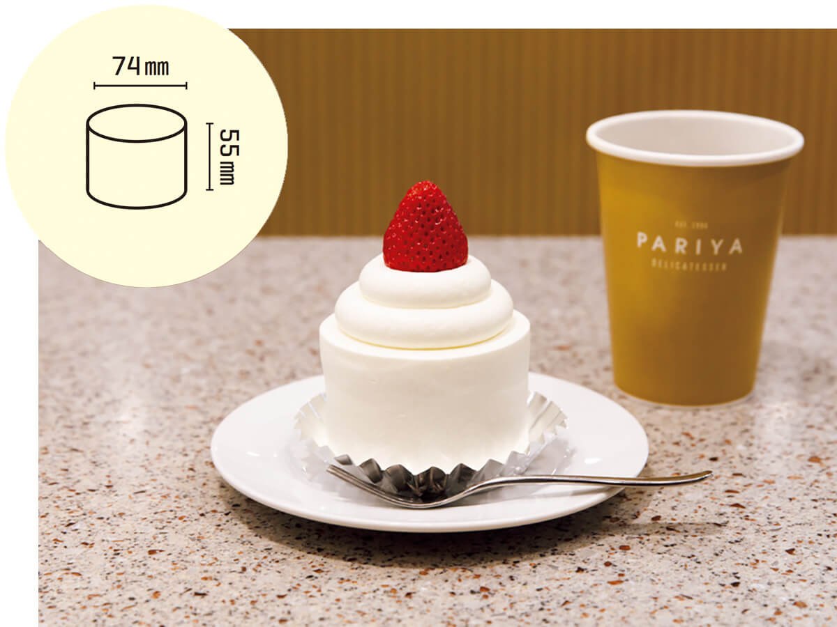 六本木〈PARIYA DELICATESSEN〉ショートケーキ