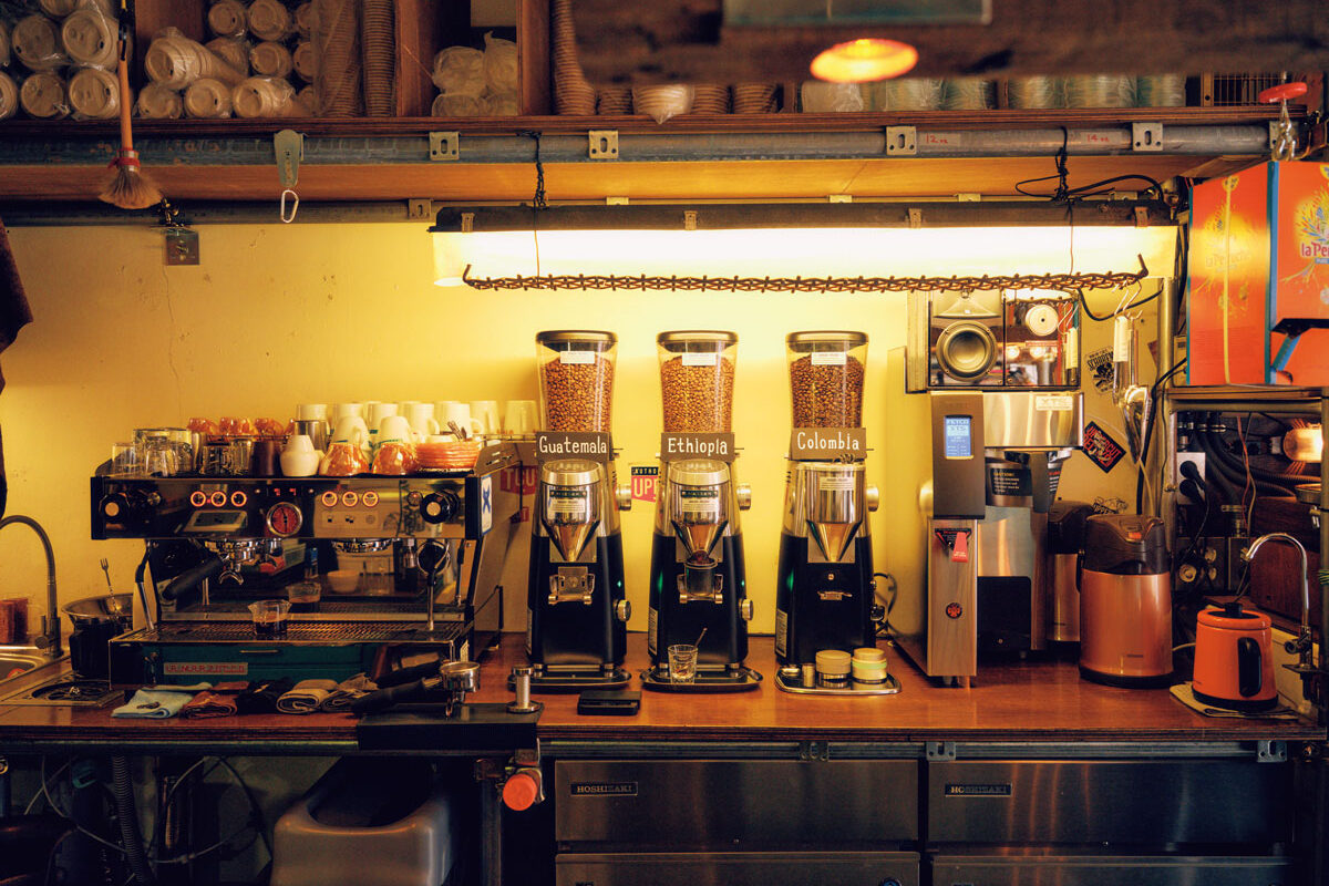 イタリア〈MAZZER〉製のエスプレッソグラインダー