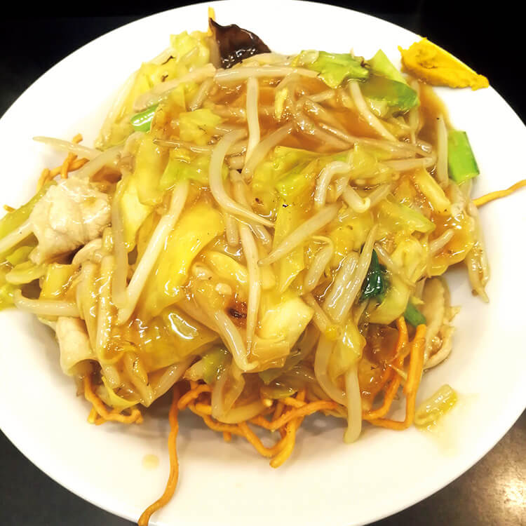 神田〈萬楽飯店〉かた焼きそば