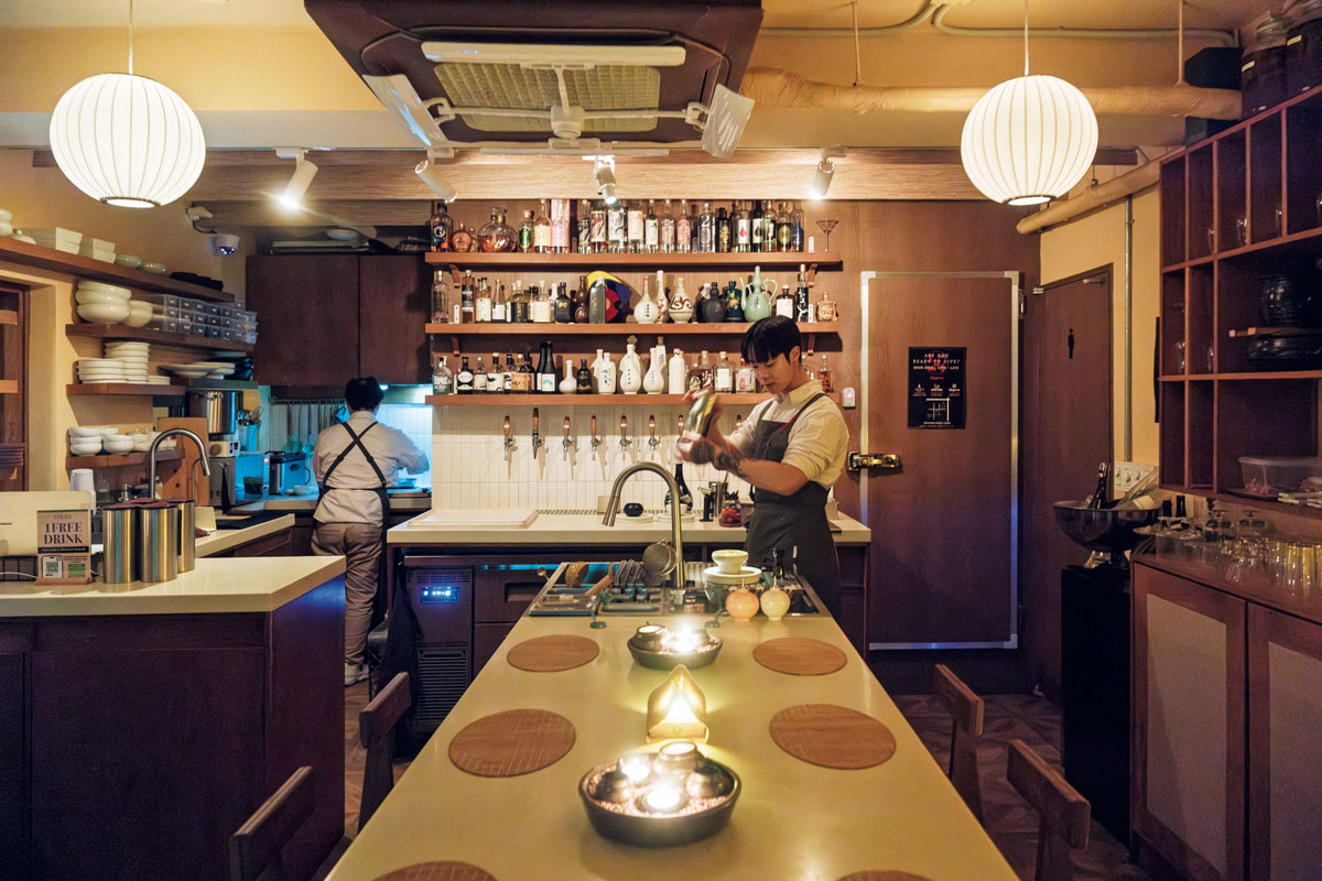 CRICKET SEOULの店内