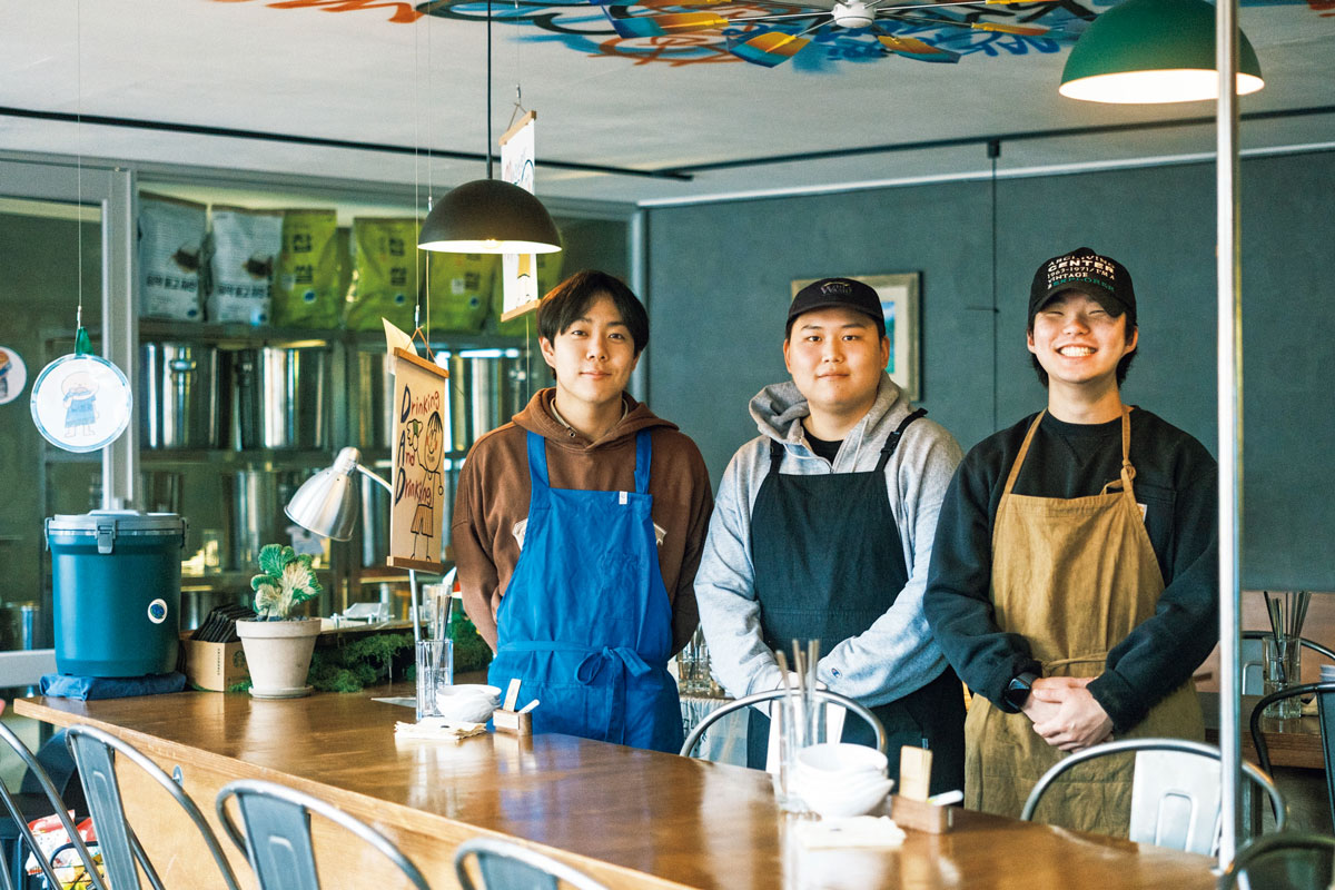 創業メンバーの3人