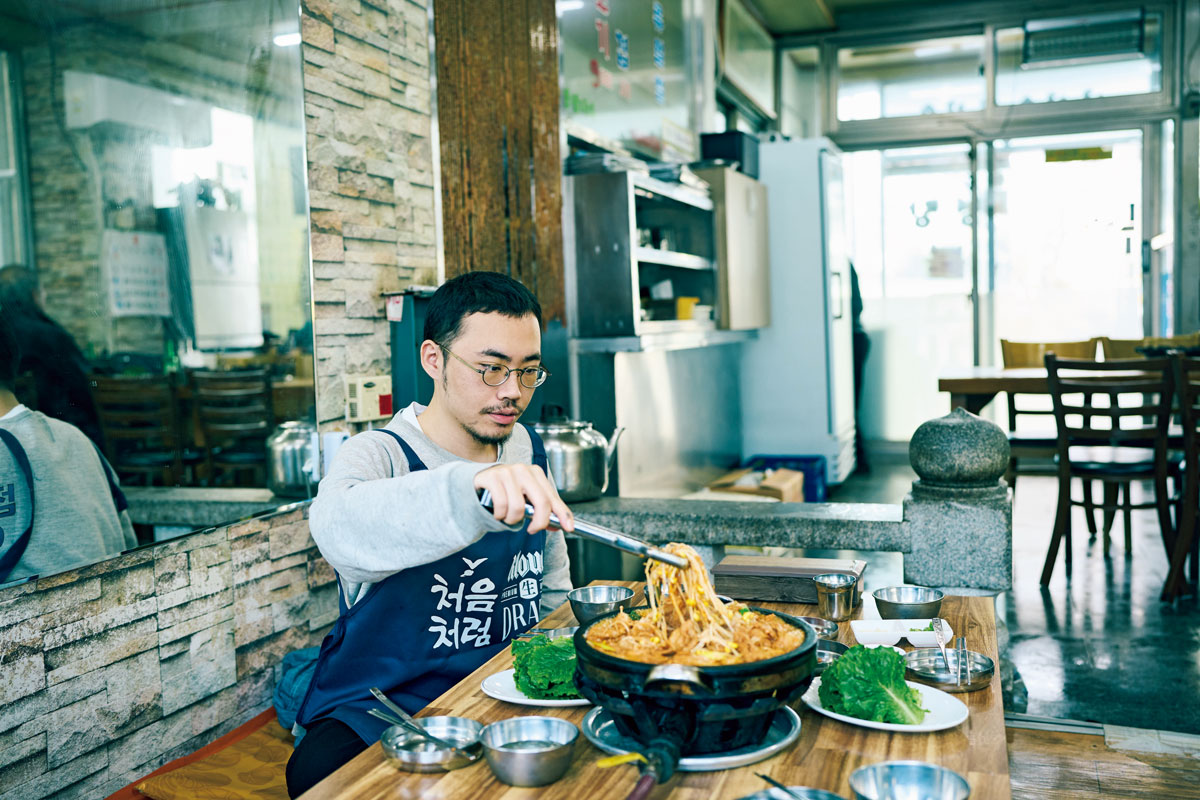 ペクさんが食べ方を指南