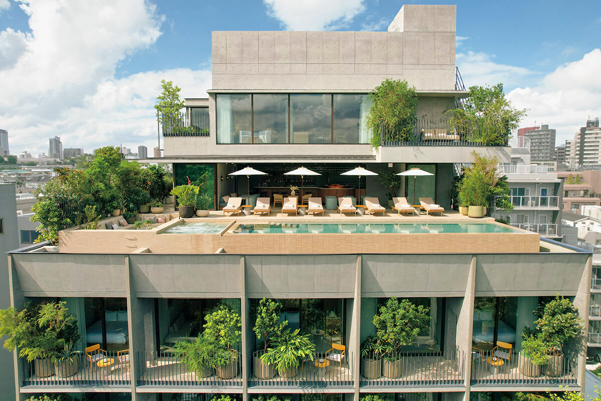 代々木公園〈TRUNK (HOTEL) YOYOGI PARK〉外観
