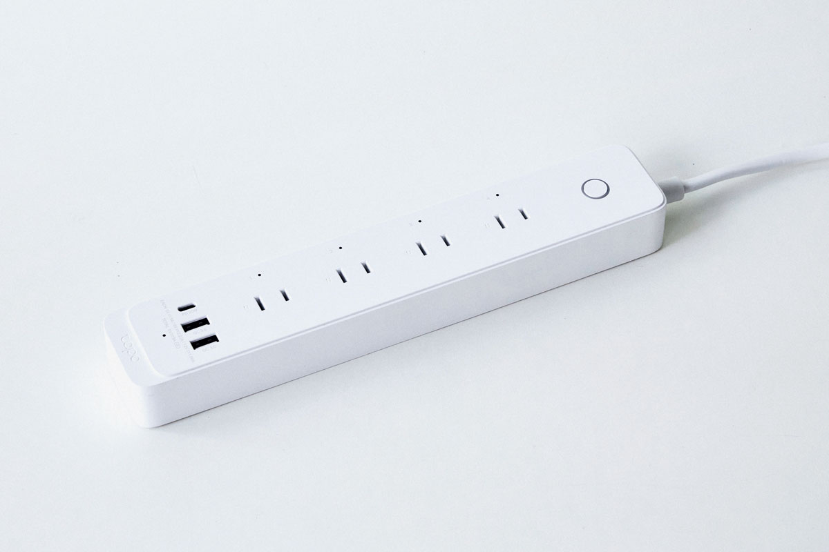 専用アプリを使って、スマホから細かなタイマー設定が可能なスマートWi-Fi電源タップ、Tapo P300
