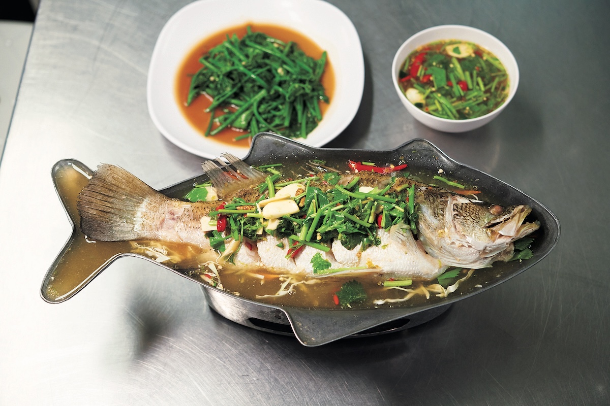 ジェー・ゴーイの魚料理
