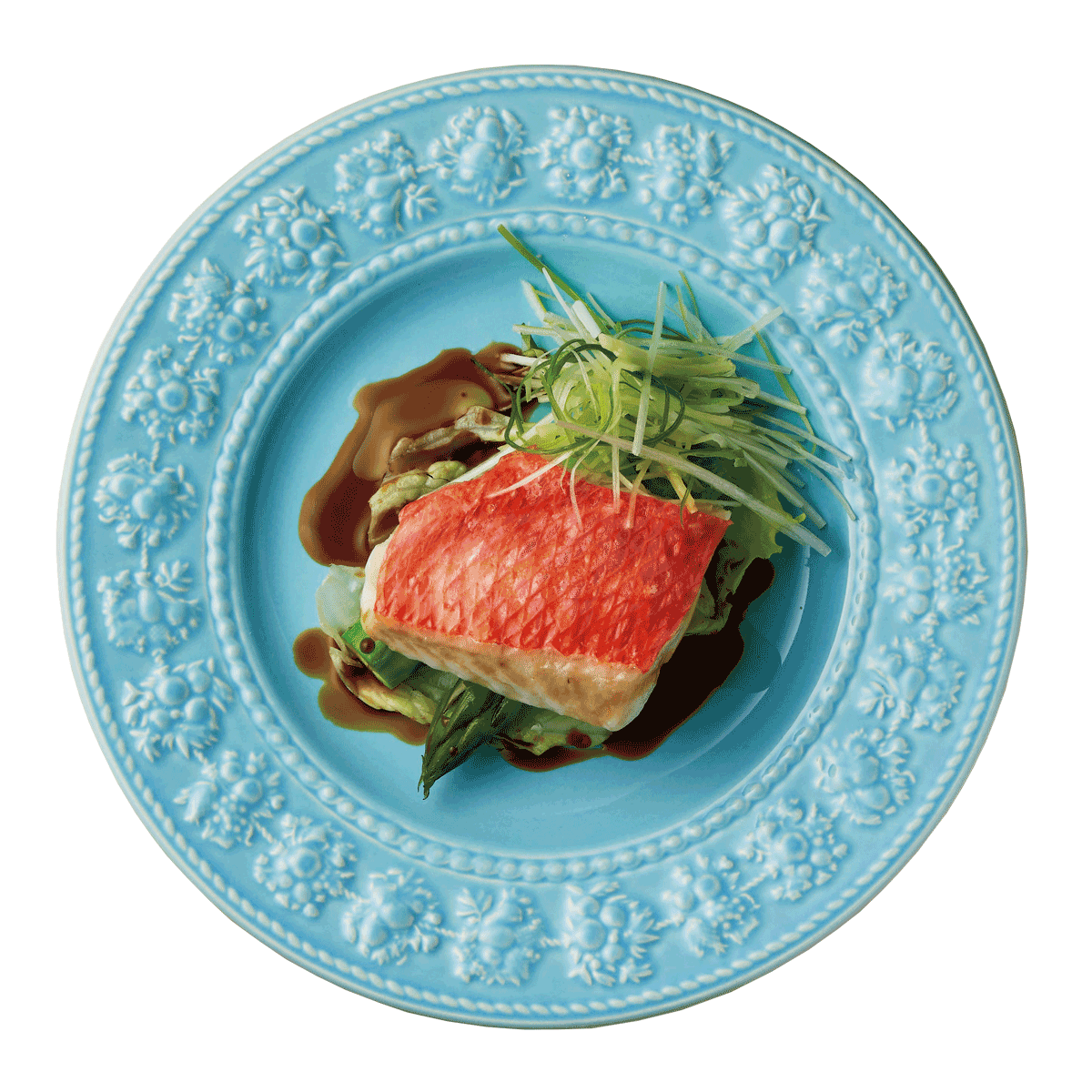 金目鯛のふっくら蒸し 特製ソース