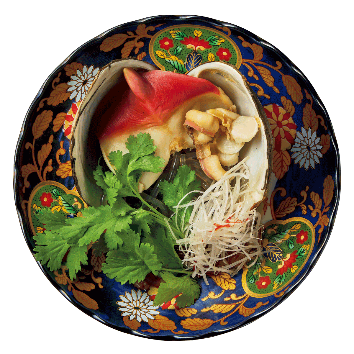 北寄貝の湯引き 香港フィッシュソース