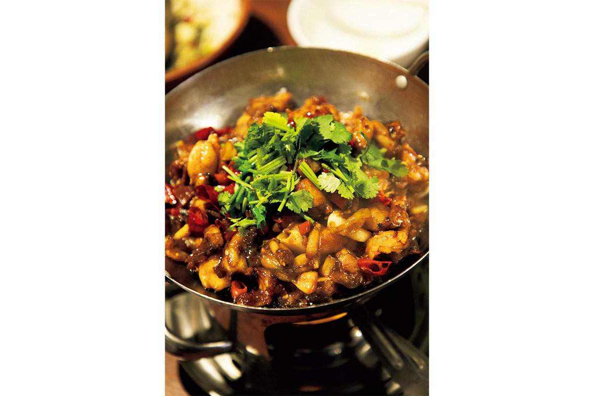 干锅牛蛙 カエルの干し鍋