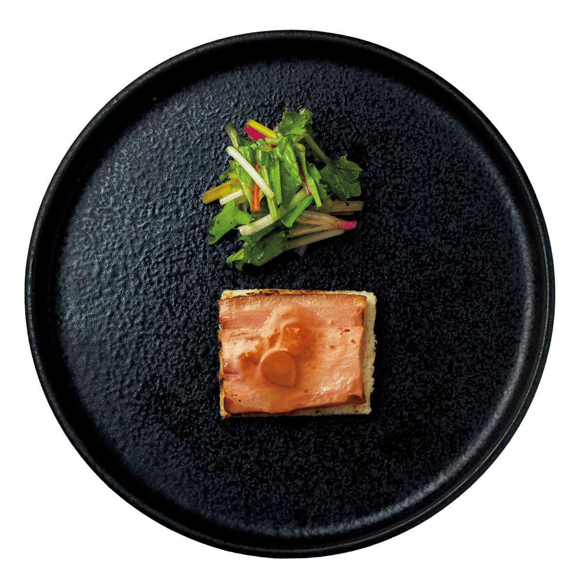 ベーコントースト アプリコットソース