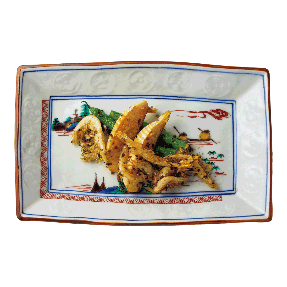 筍(たけのこ)とインゲン豆の干煸