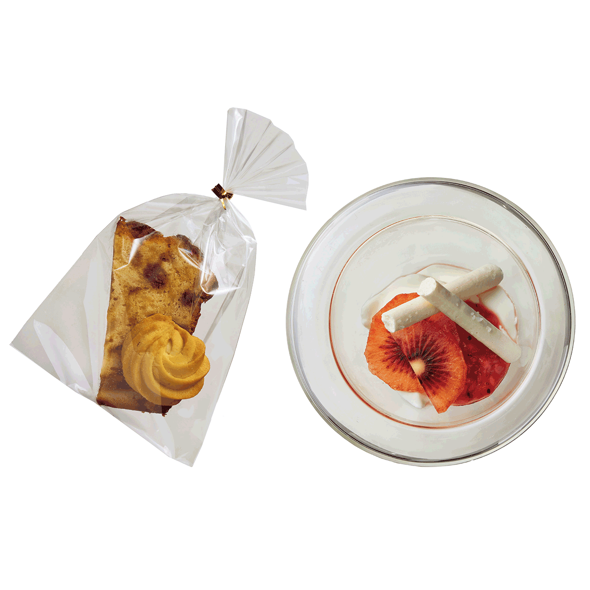 杏仁豆腐と焼き菓子