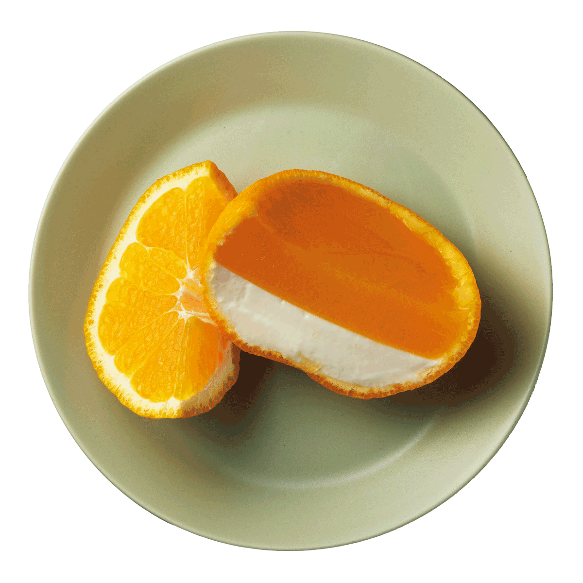 不知火のゼリーと杏仁豆腐