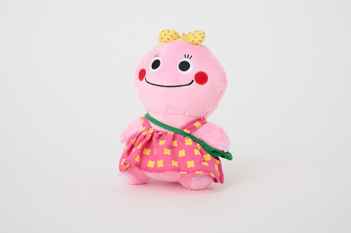 がんこちゃん　ぬいぐるみ (高さ:約16cm 幅:約14cm)