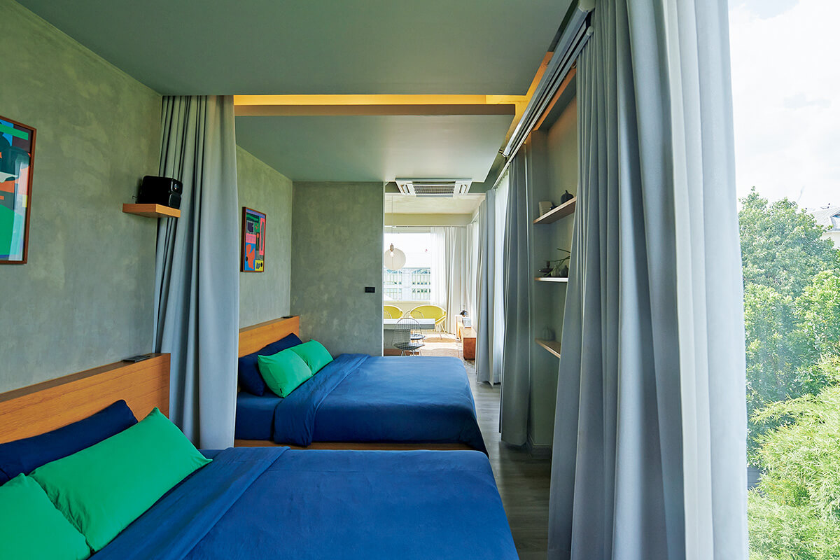 バンコク ココナッツ・カルチャー・ビル〈シトラス・ハウス〉内観