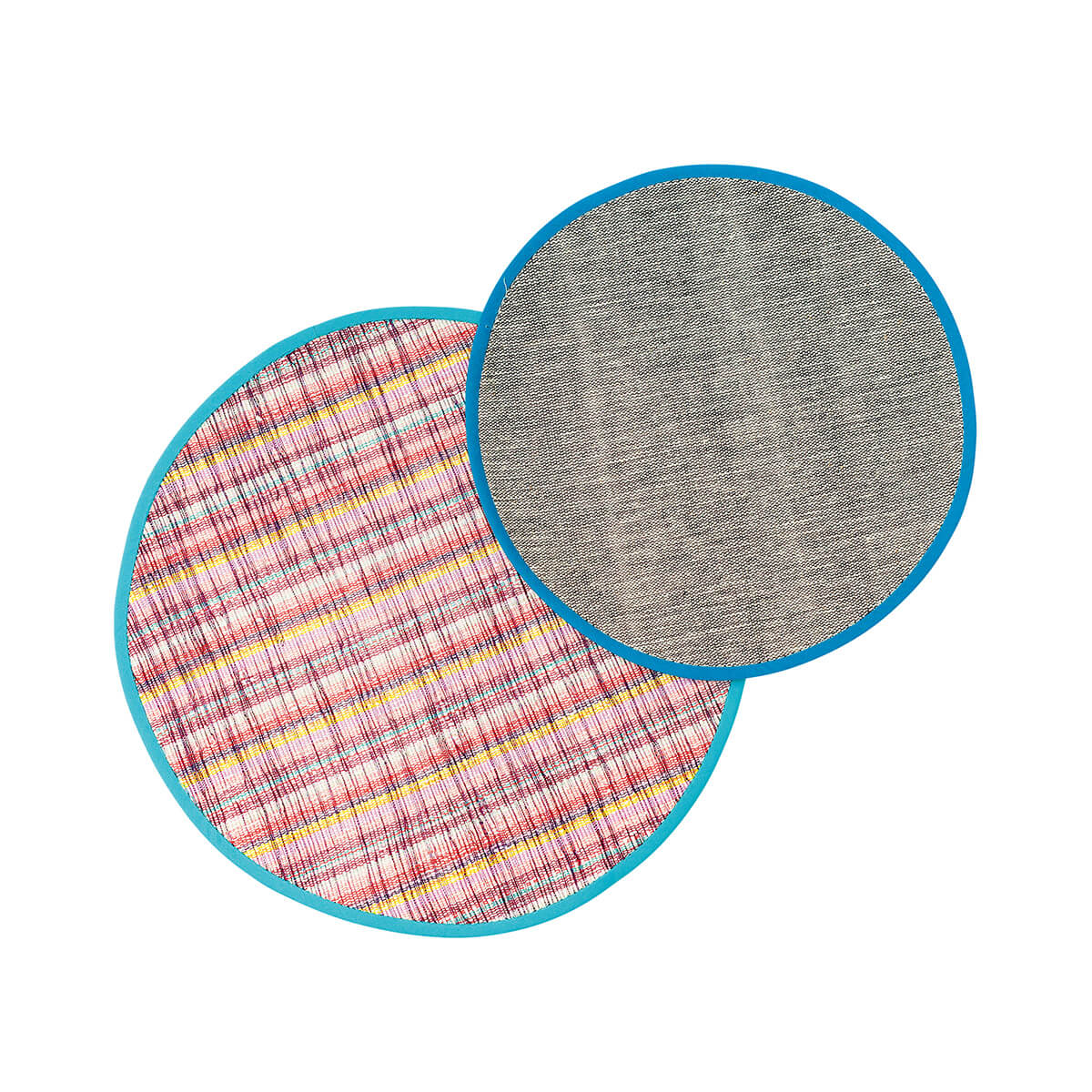 コットンの端切れのプレースマット