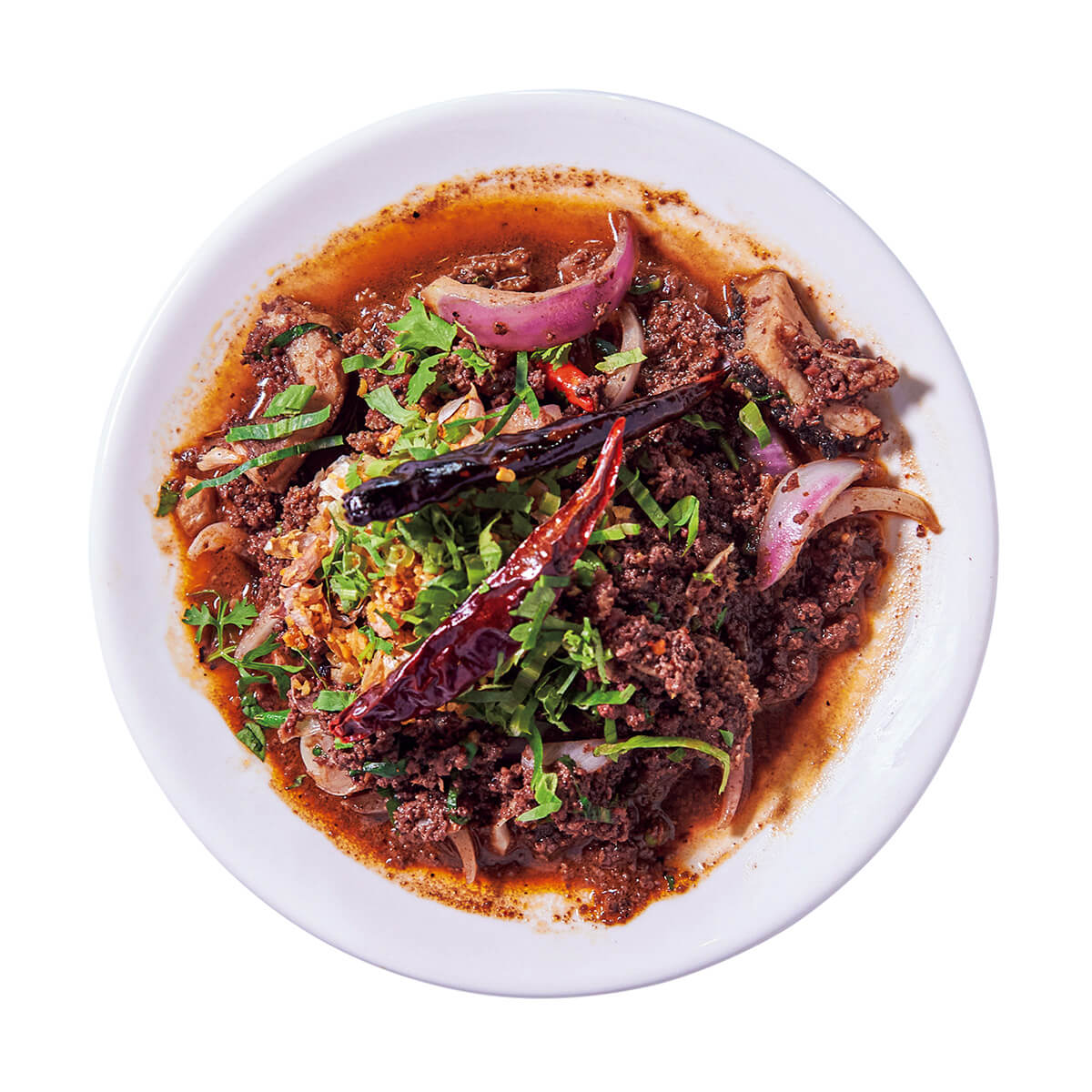 バンコク〈ウィティラープ・チャルンムアン〉水牛のラープ