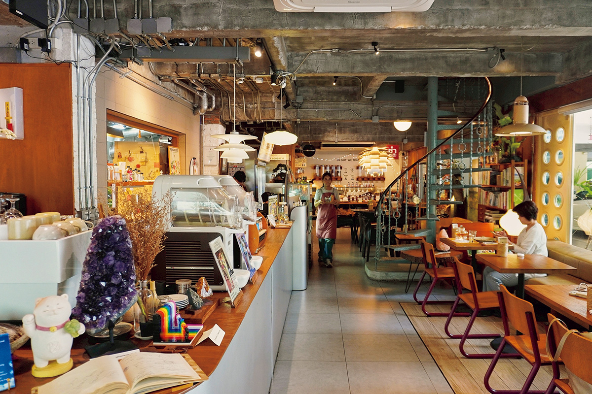 バンコク〈ベジオロジ〉店内