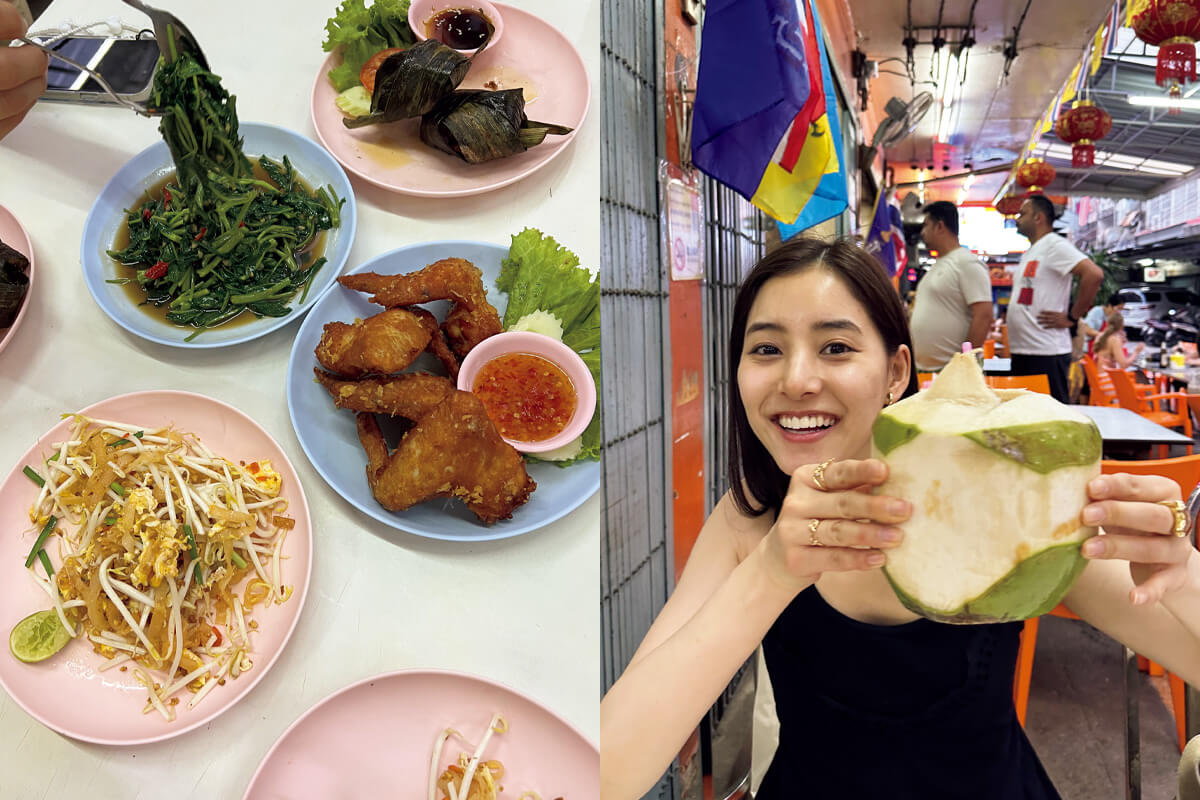 バンコク〈スダー・レストラン〉料理 俳優・新木優子