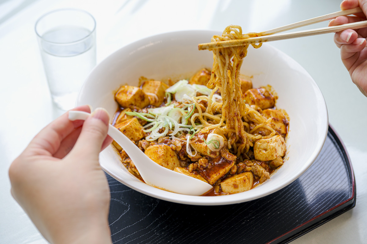 武蔵野園の麻婆麺