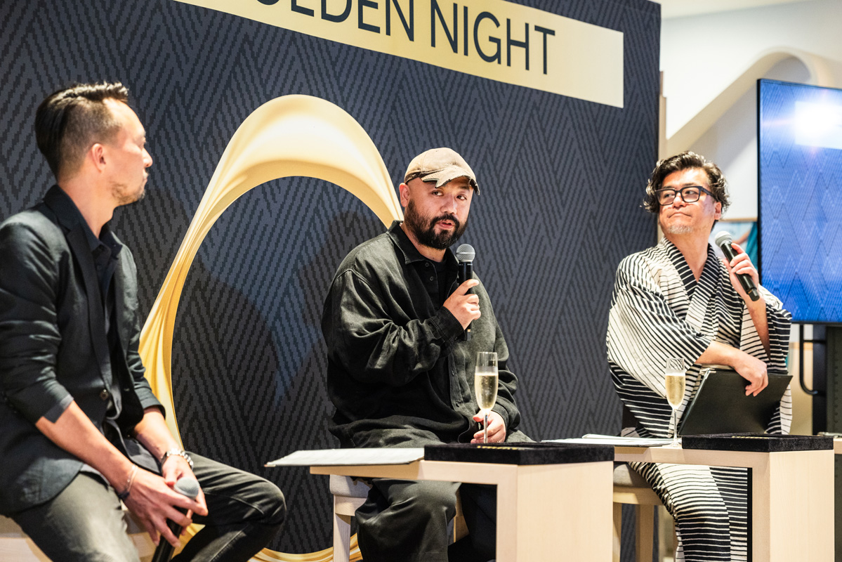 トークイベント「IQOS GOLDEN NIGHT」の登壇者たち