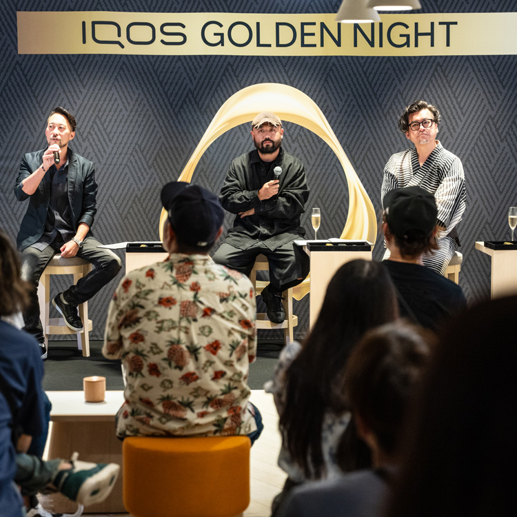 「日常のアイテムを通じて個性やセンスを際立たせる」。《IQOS イルマ i 数量限定モデル セレッティ》を囲むトークイベントが開催