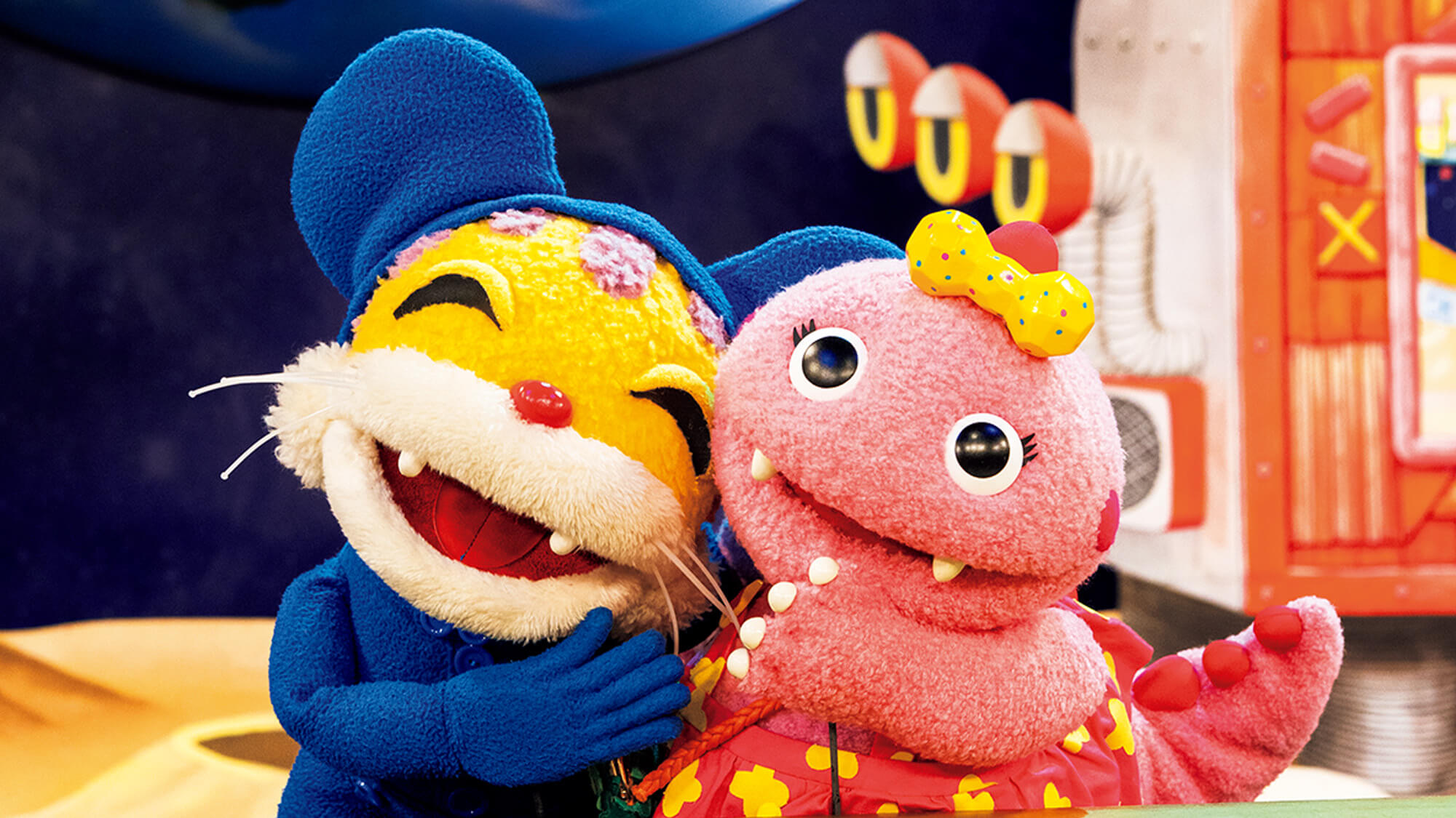 がんこちゃんが、ニャンちゅうに会いに来た！ふたりは何を話す